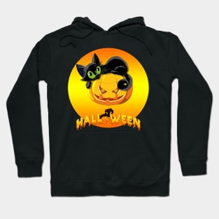 Halloween cat Hoodie